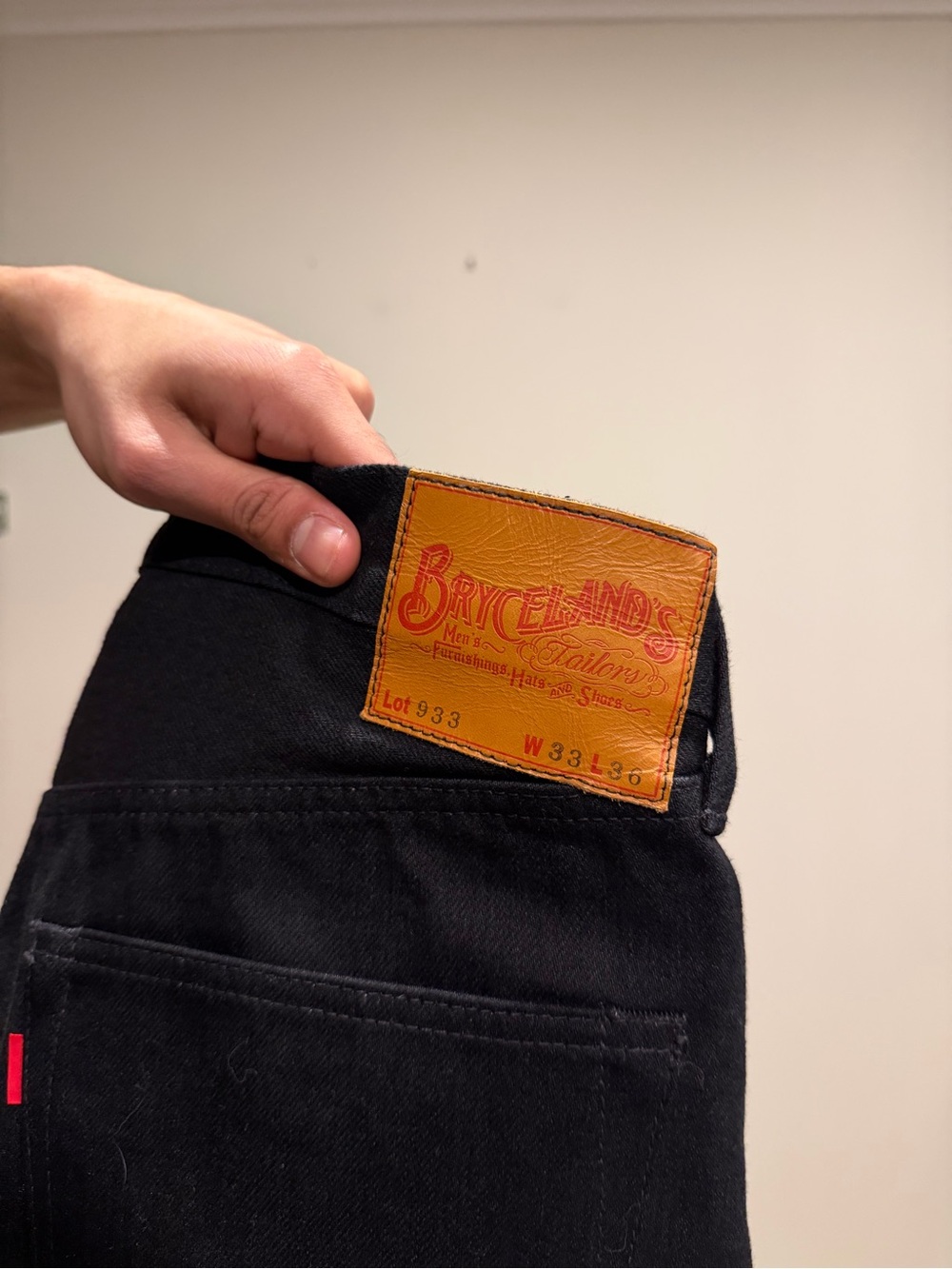 Men's Black Jeans - Bryceland’s 933
